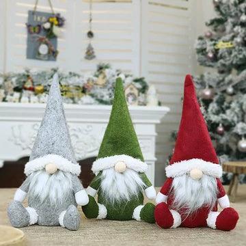 Merry Christmas Gnomes Elf Dolls | Holiday Table Decor for Home - ClubOn