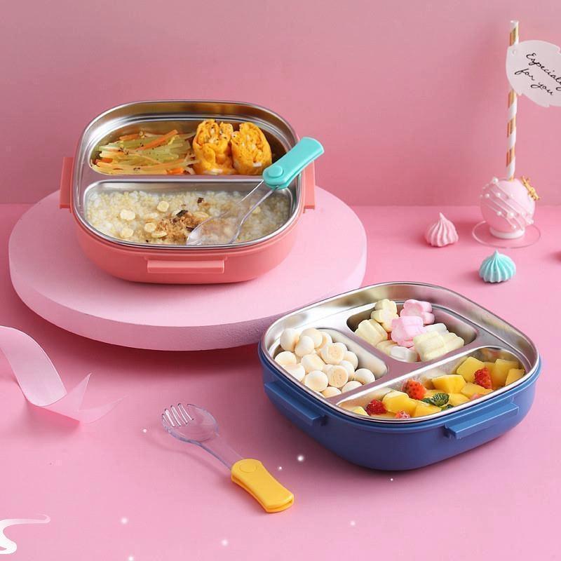 Portable 304 Stainless Steel Kids Lunch Box with Bag - ClubOn