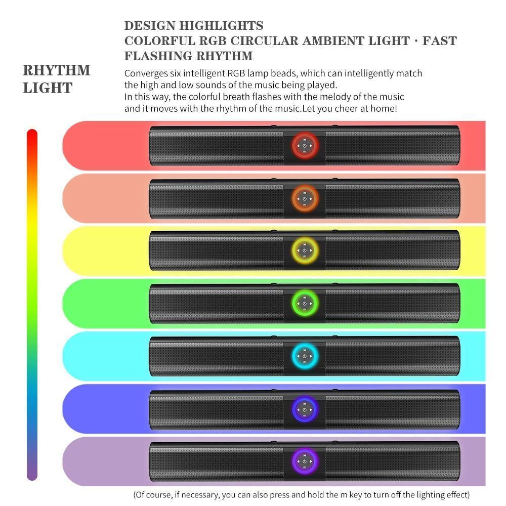 Wireless Bluetooth Soundbar Speaker – Home Theater TV Projector - ClubOn