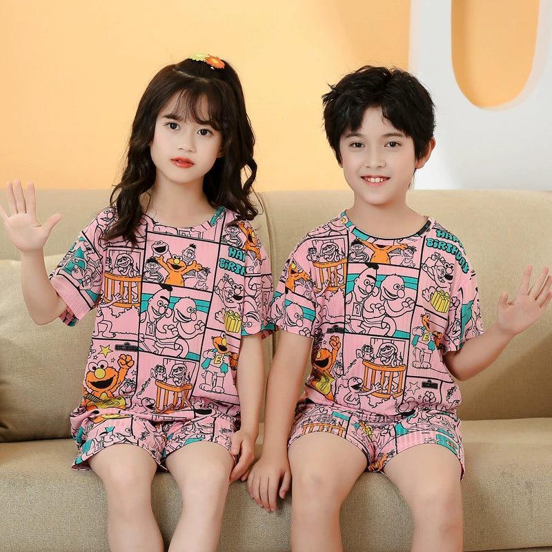 Boys & Girls Cartoon Pajama Sets - Sleepwear - ClubOn