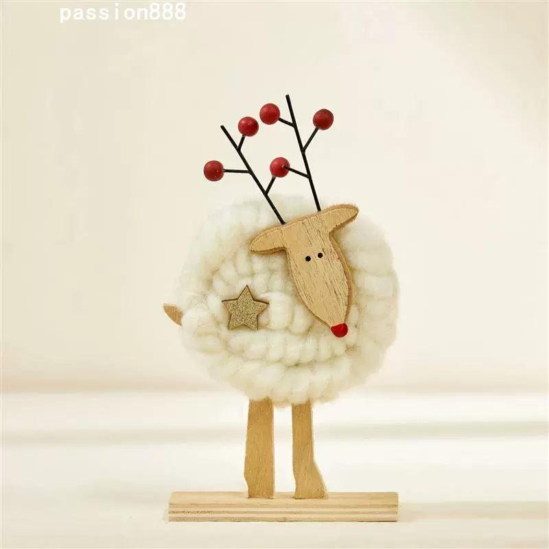 Christmas Decoration Elk Santa Claus Tree – Festive Holiday Décor - ClubOn