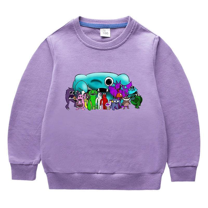 Garten of Banban Boys' Pure Cotton Sweater – Cartoon Spring & Autumn Jacket - ClubOn