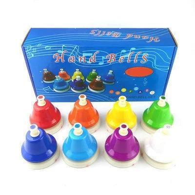 Desk Bells Rainbow Diatonic Hand Bell – Musical Toy for Kids - ClubOn