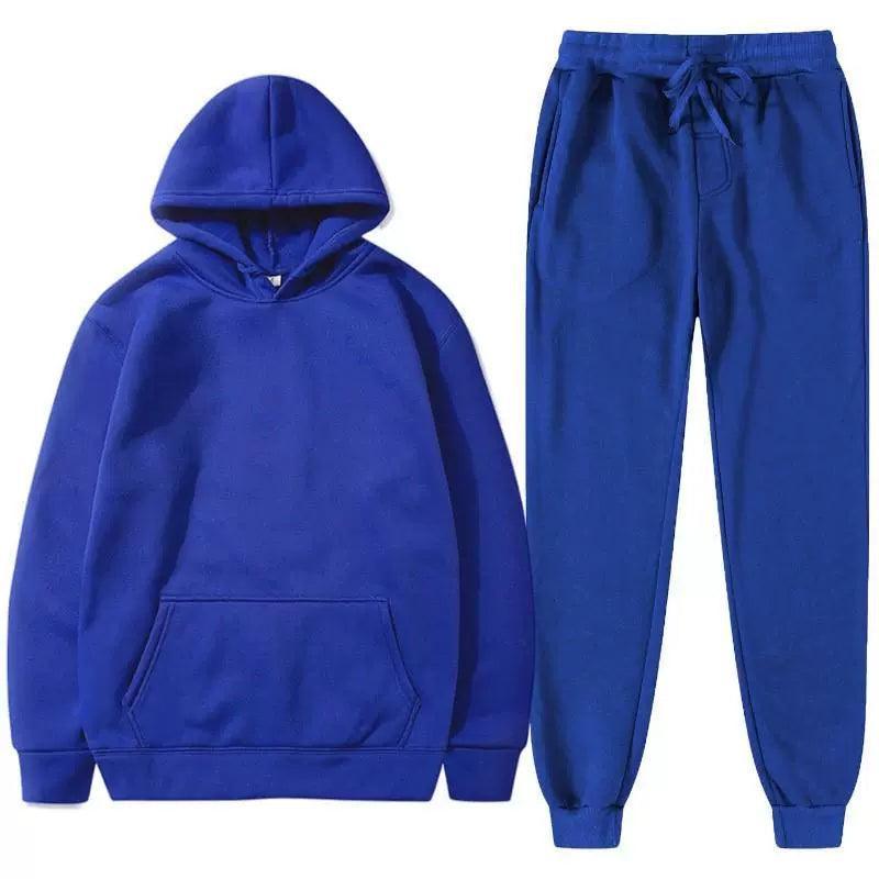 2PC Tracksuit Hoodies & Sweatpants for Men – Autumn Winter Set - ClubOn