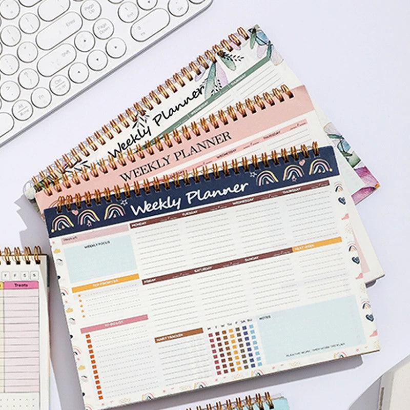 B5 Weekly Planner Notebook – Work & Life Book with Meal Planner - ClubOn