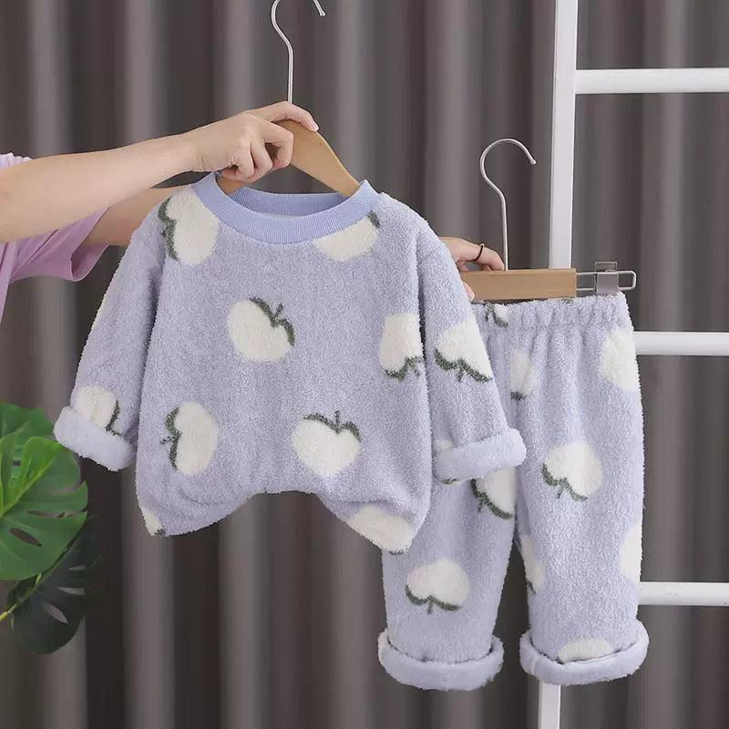 Girls' Velvet Pajama Sets - Soft Sleepwear for Kids - ClubOn