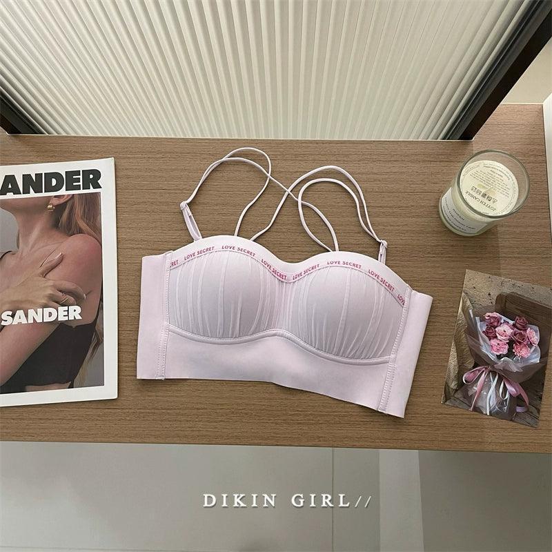 Autumn/Winter Lace Bra - Gathered Design for Small Breasts - ClubOn