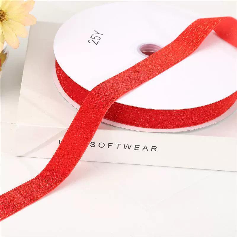 6mm-38mm Red Velvet Ribbon – For Handmade Gifts, Bouquets & Wrapping - ClubOn