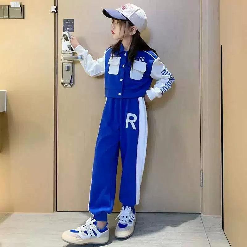 Girls' Autumn Suit – New Style Sports Set for Spring & Autumn - ClubOn