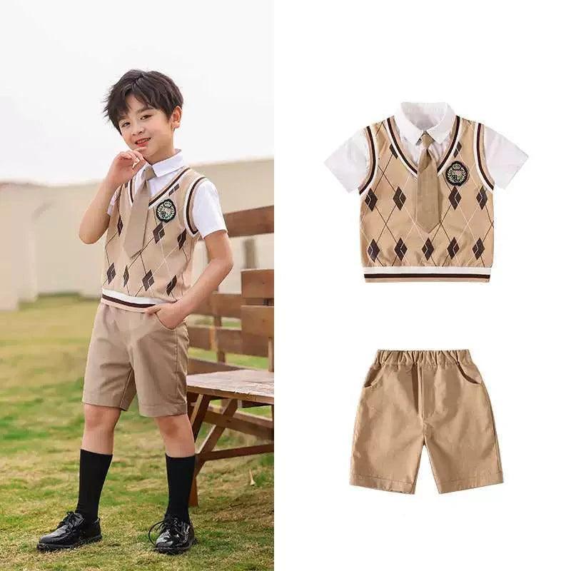 New Summer School Uniform Suit – Small Performance Suit for Children - ClubOn