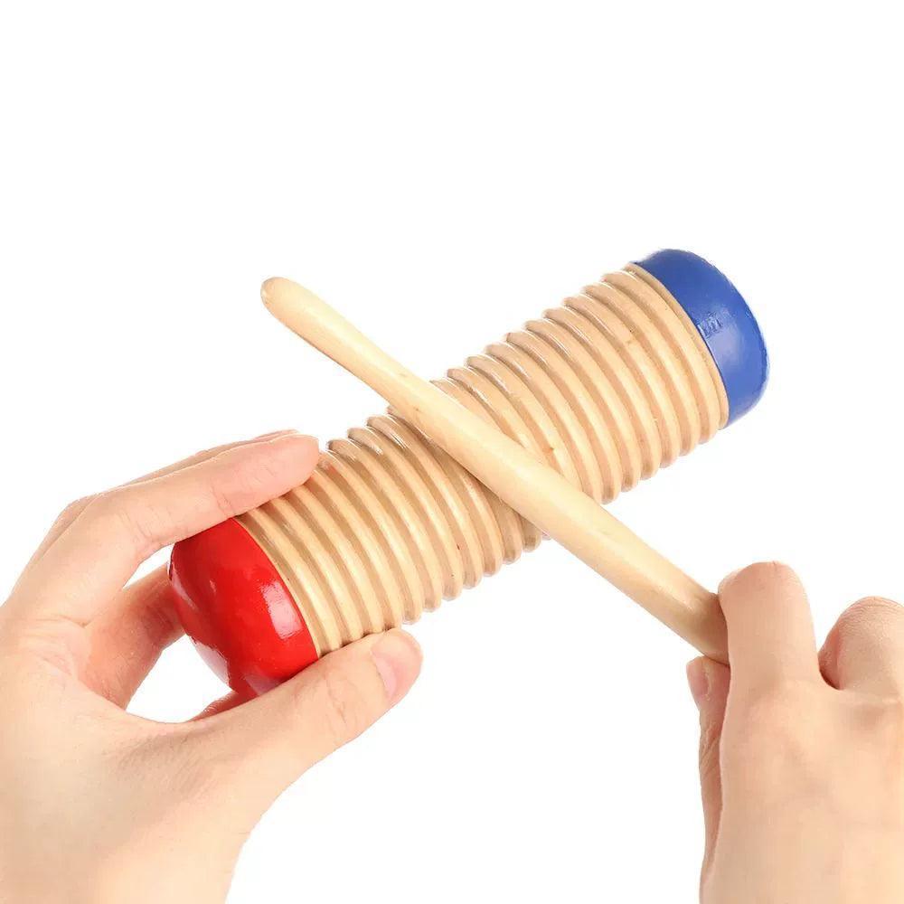 Wooden Guiro Rhythm Toy – Musical Instrument for Kids 2024 - ClubOn
