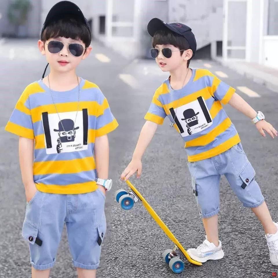 Boys' T-Shirt, Shorts & Jeans Set – Stylish Baby Kids Clothes - ClubOn