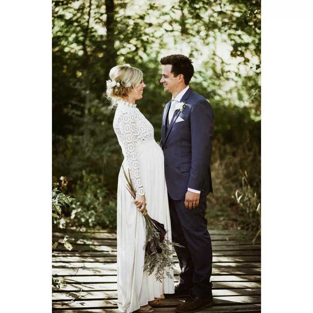 Women’s Lace Patchwork Linen Fluttering Skirt - ClubOn