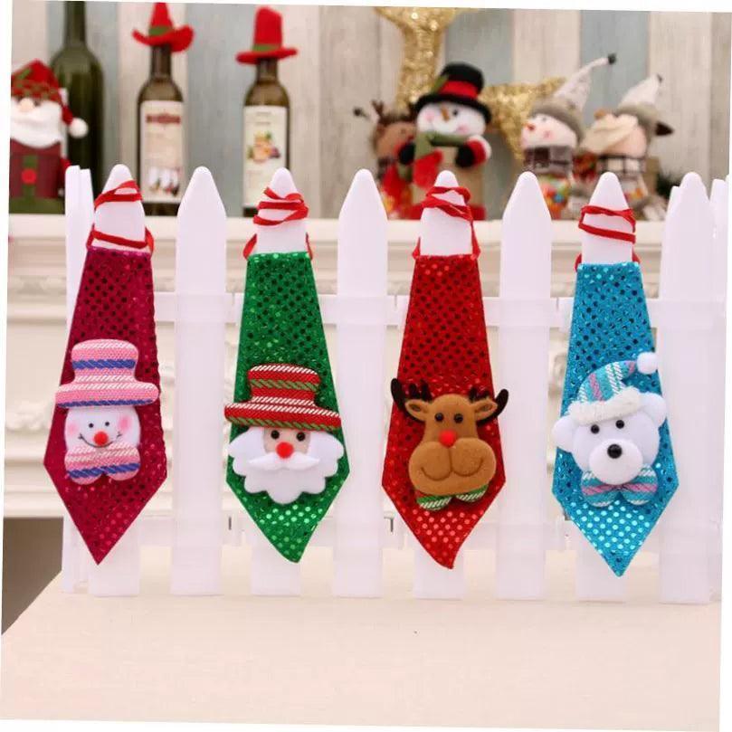 Creative Christmas Sequin Tie – Holiday Tree Décor & Gifts - ClubOn
