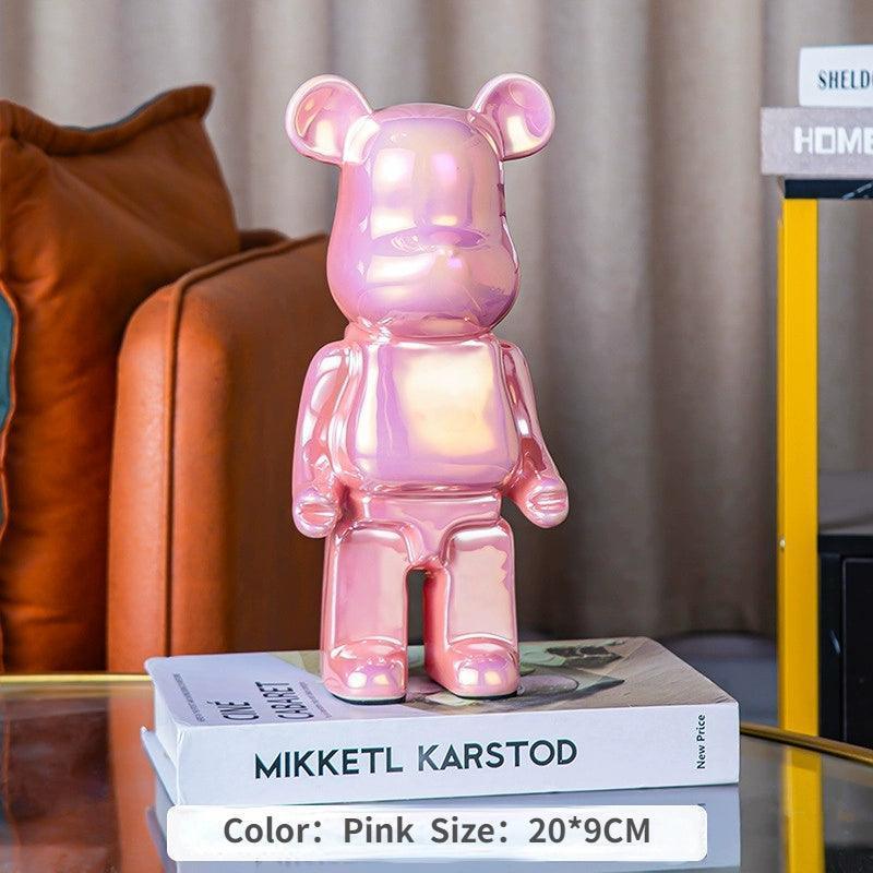 Electroplated Violent Bear Figurine – Bold Home Decoration - ClubOn