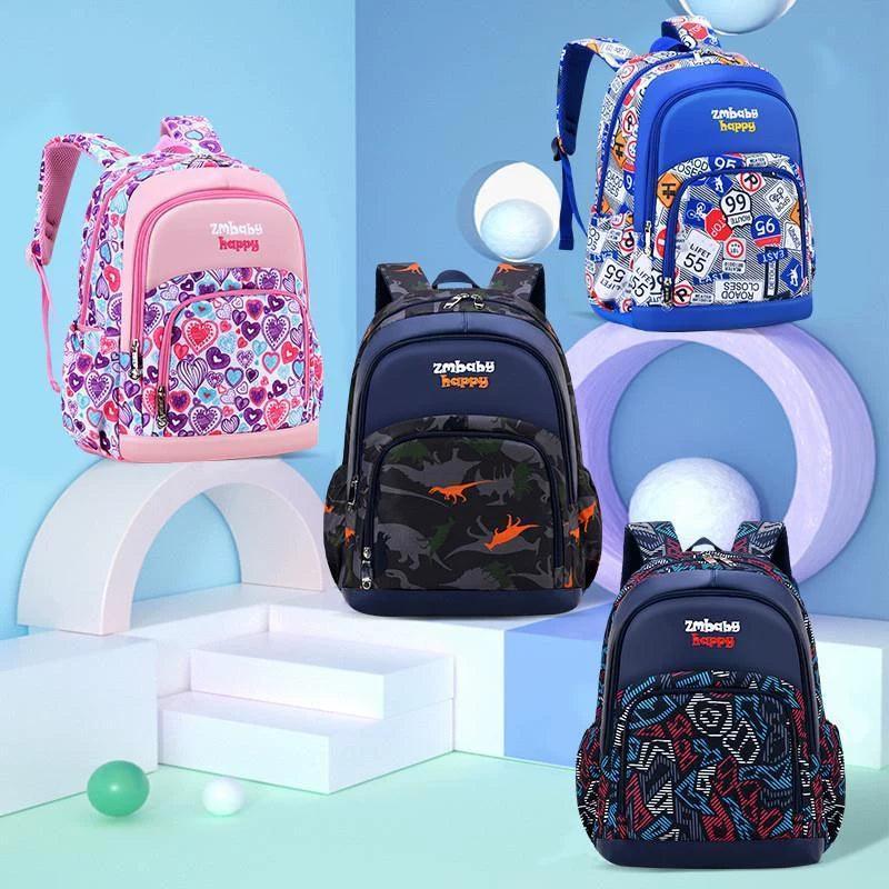 Elementary School Backpack for Girls | Cute Cartoon Design - ClubOn