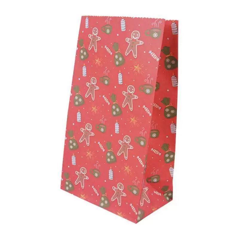10pcs 23cm Paper Gift Bags – Christmas Wrapping Bags Set - ClubOn