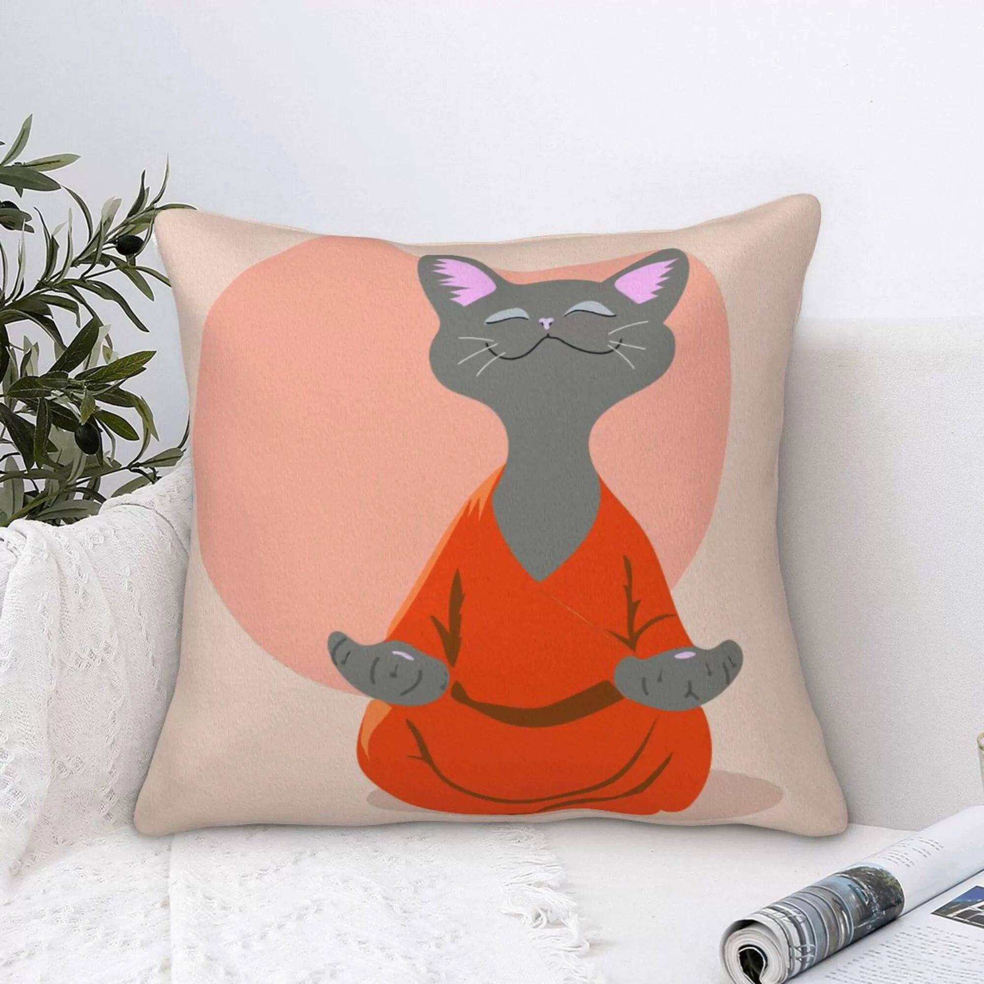 Original Cartoon Animal Pillowcase – Cute Sofa & Car Cushion Cover - ClubOn