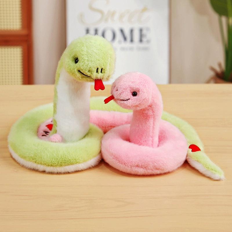 Snake Year Mascot Doll – Snake Baby Plush Toy & Pillow - ClubOn