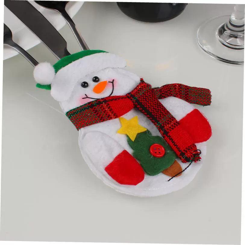 Christmas Knife & Fork Set – Festive Holiday Dinnerware - ClubOn