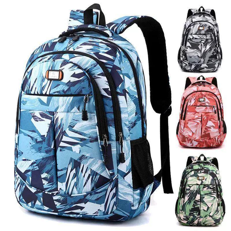 Large Capacity Backpack | Colorful Print School Bag for Teens - ClubOn