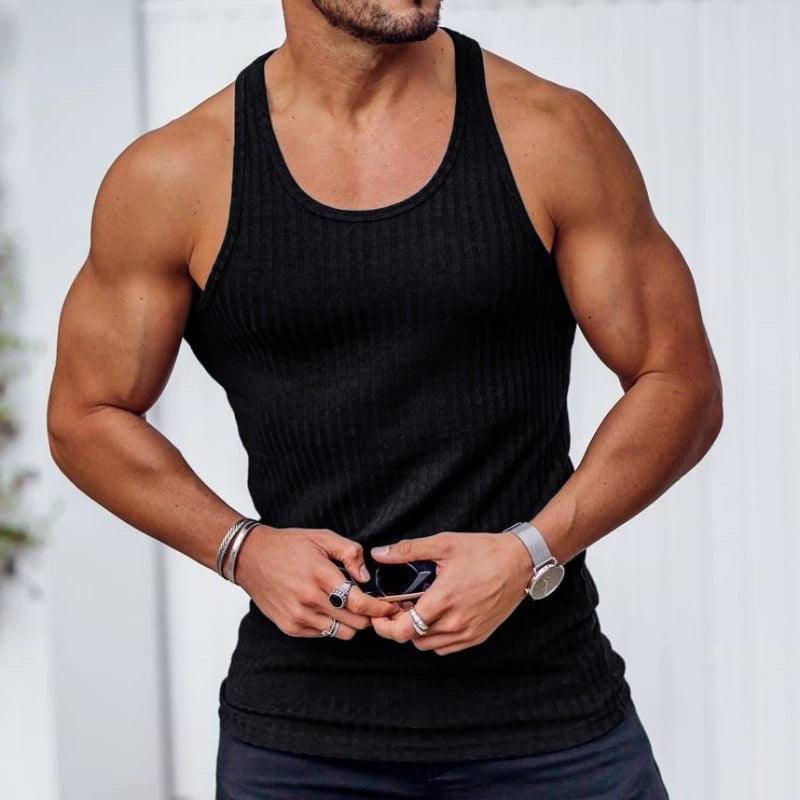 Men's Gym Tank Top Vest Shirt Singlet Tops - ClubOn