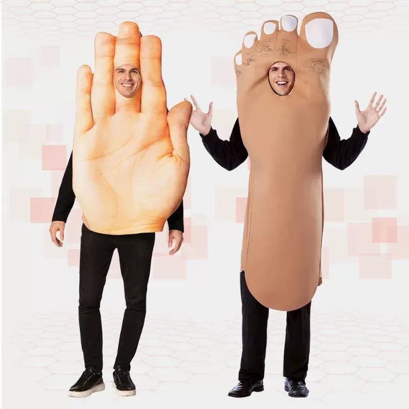 Funny Halloween Cosplay Costume – Hand and Foot Outfits for Friends - ClubOn