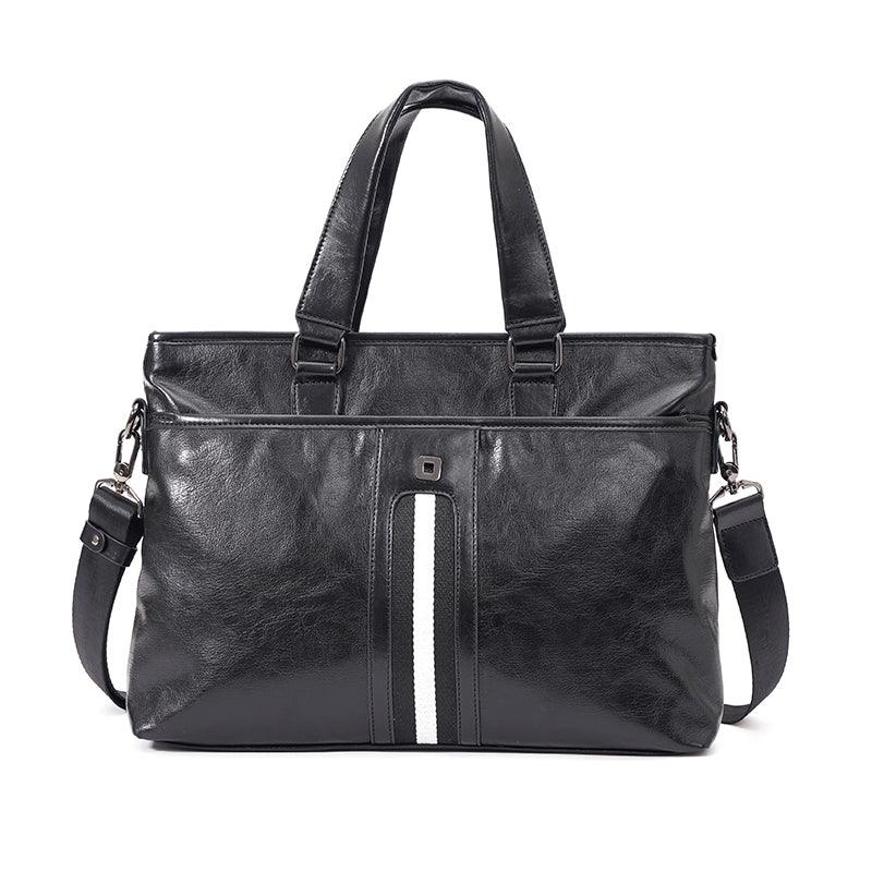 Light Business Men's Handheld Briefcase Horizontal Computer Document Bag - ClubOn