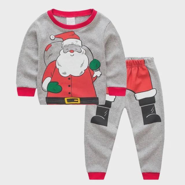 Kids Christmas Pajamas Set – 100% Cotton, Festive PJs for Boys & Girls - ClubOn