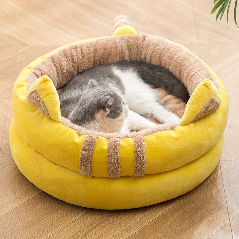 Pet Nest House - Soft & Warm Dog & Cat Comfortable Comfy Bed - ClubOn