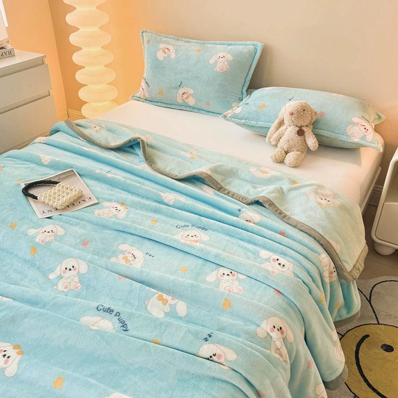 Milk Fleece Blanket – Soft & Cozy Winter Throw - ClubOn