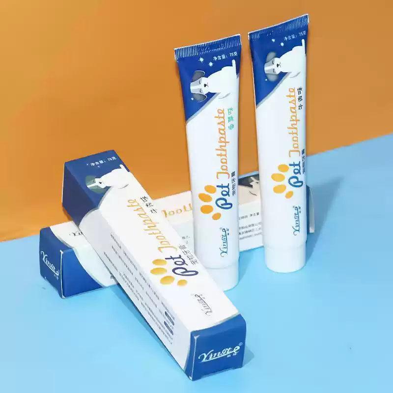 Pet Toothpaste Set – Soft Toothbrush & Oral Care for Dogs & Cats - ClubOn