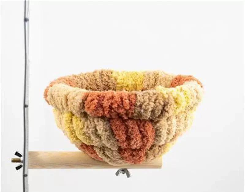 Fatbird Parrot Foot Warmer Platform – Swing, Hammock & Sleeping Nest - ClubOn