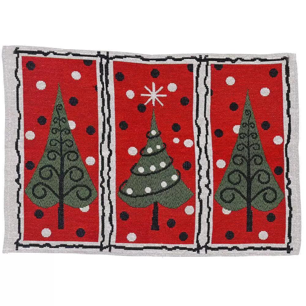 Knitted Fabric Placemats | Christmas Home Decor for Dining Tables - ClubOn