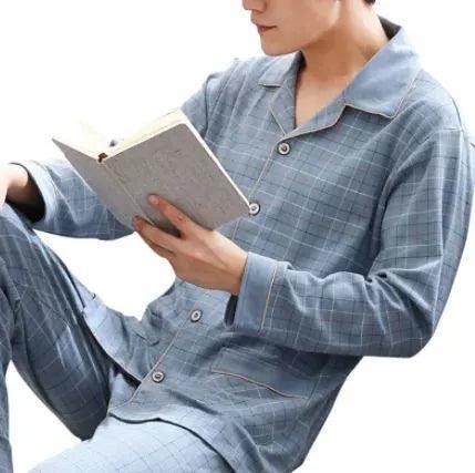 Men's Stain Silk Pajama Set - Modern Style Sleepwear - ClubOn