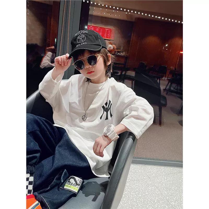 GAP Boys' Long-Sleeved T-shirt – Autumn, Loose Tops - ClubOn