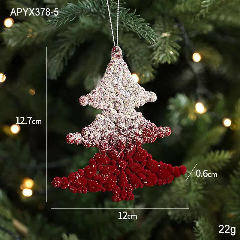 Christmas Snowfall Deer Pendant Light – Luxury Plush Decoration - ClubOn