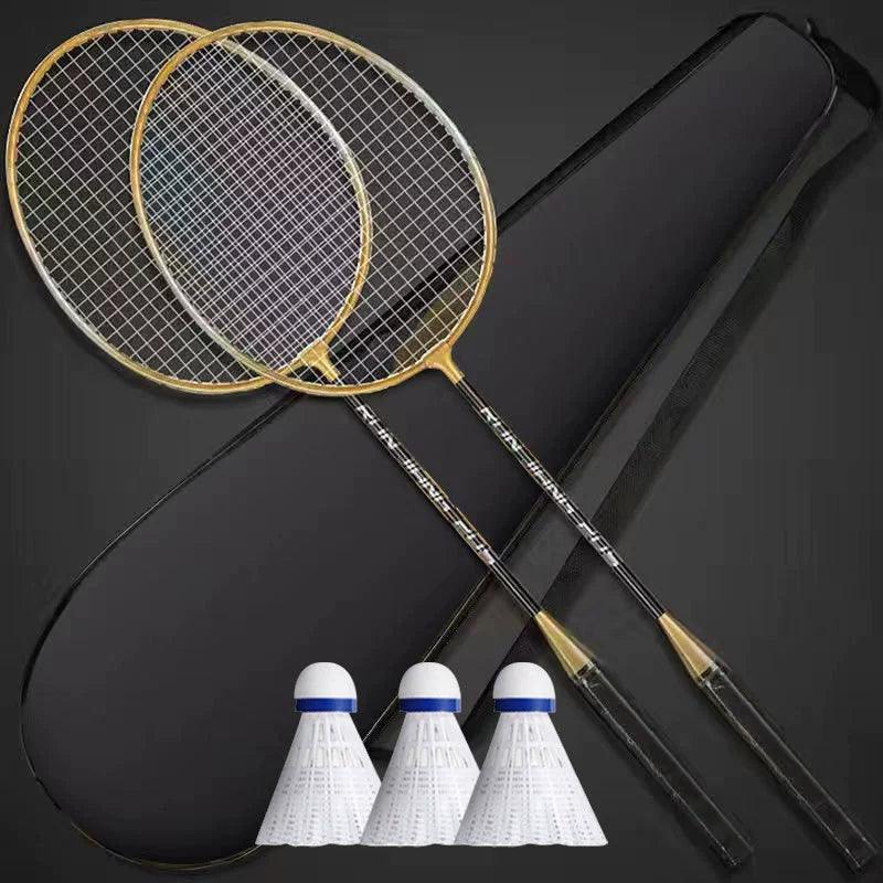 Set of 2 Badminton Rackets – Alloy Rackets for Adults & Practice - ClubOn
