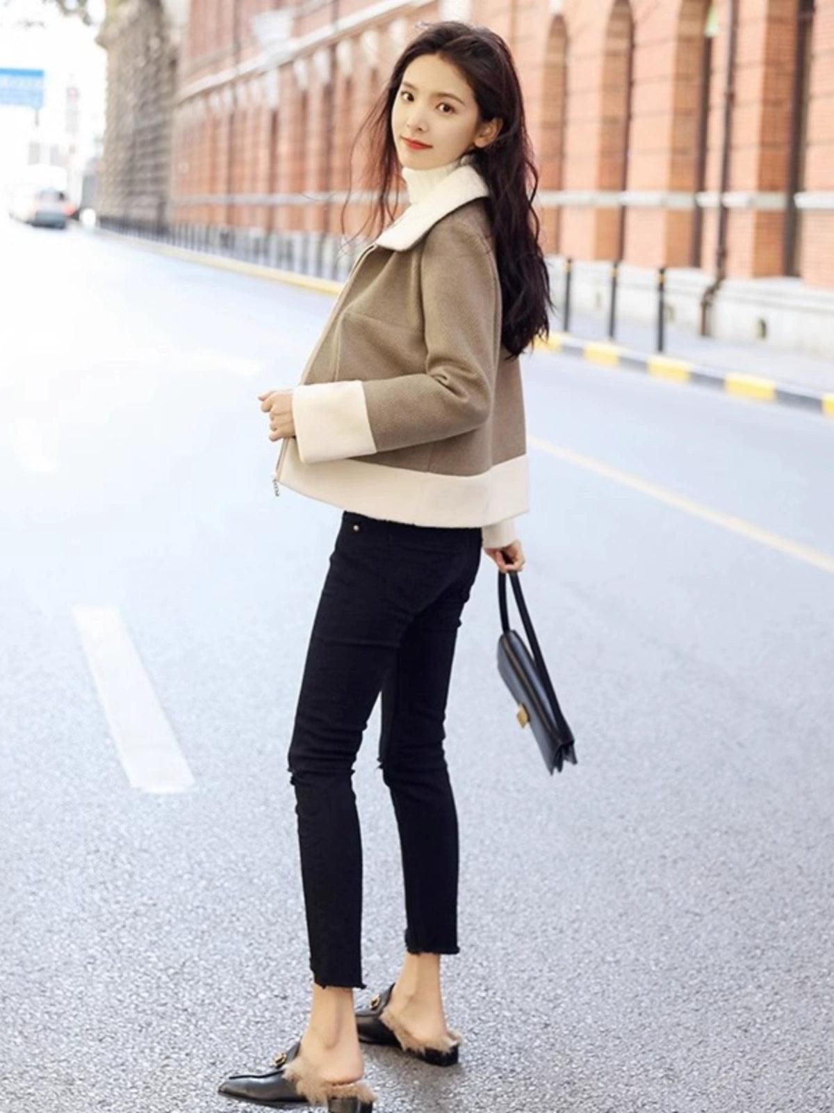 Retro Forest Style Woolen Coat for Women - ClubOn