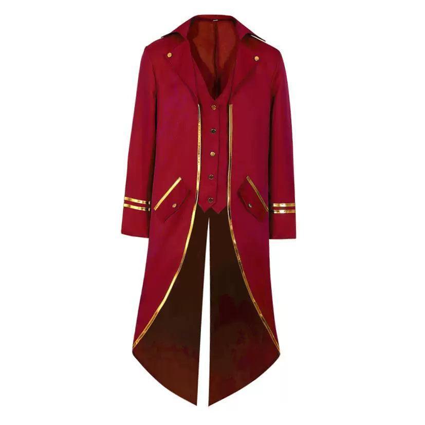 Men's Coat Carnival Stage Costume – Medieval Vintage Tuxedo - ClubOn