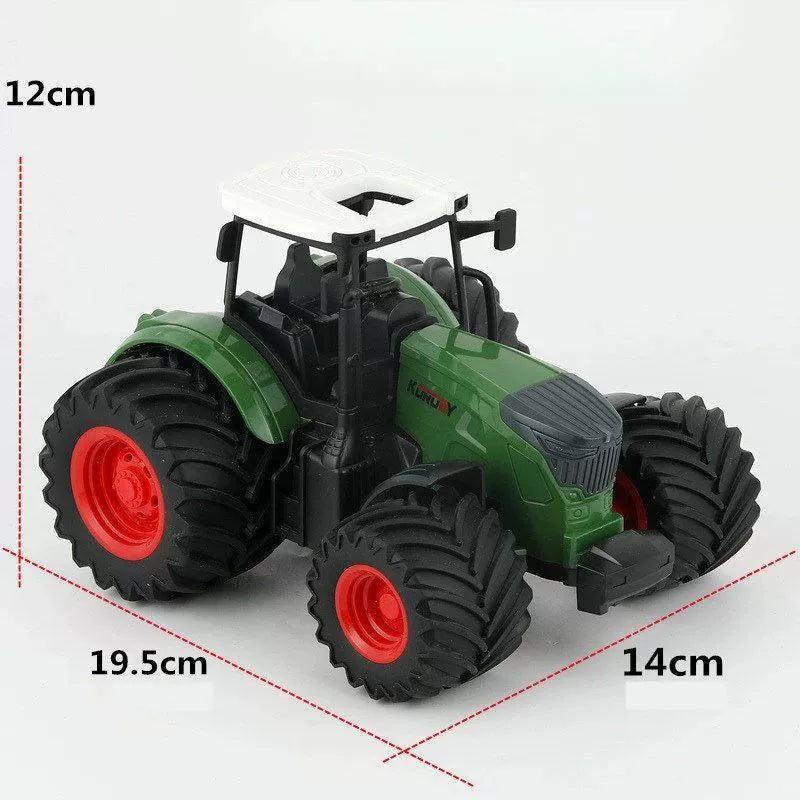 Tractor Toy Car Model with Trailer & Accessories – Kids’ Simulation Toy - ClubOn