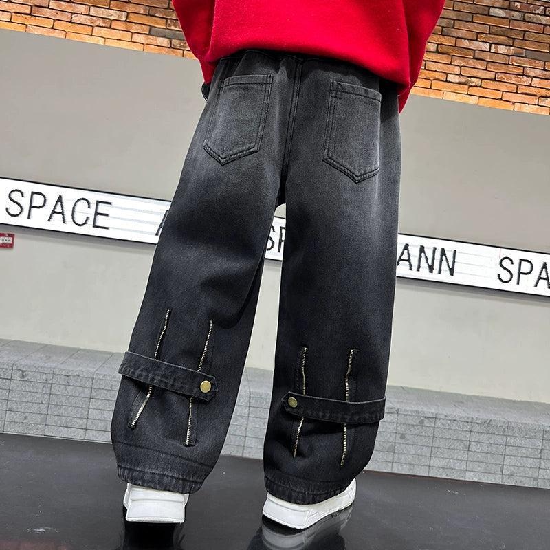 Boys' Thin Gradient Straight Jeans - ClubOn