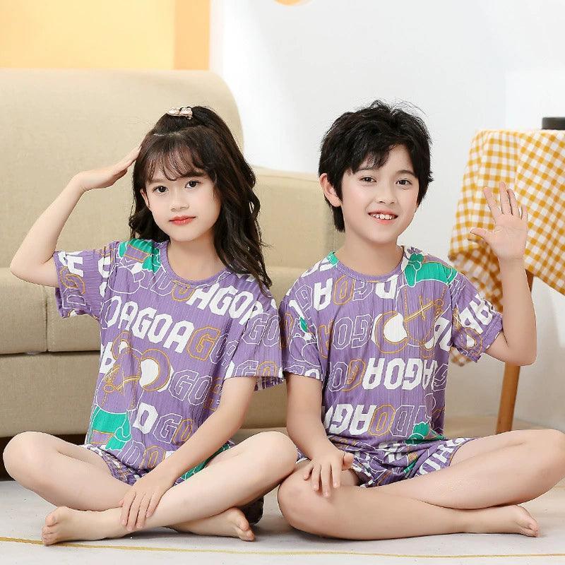 Boys & Girls Cartoon Pajama Sets - Sleepwear - ClubOn