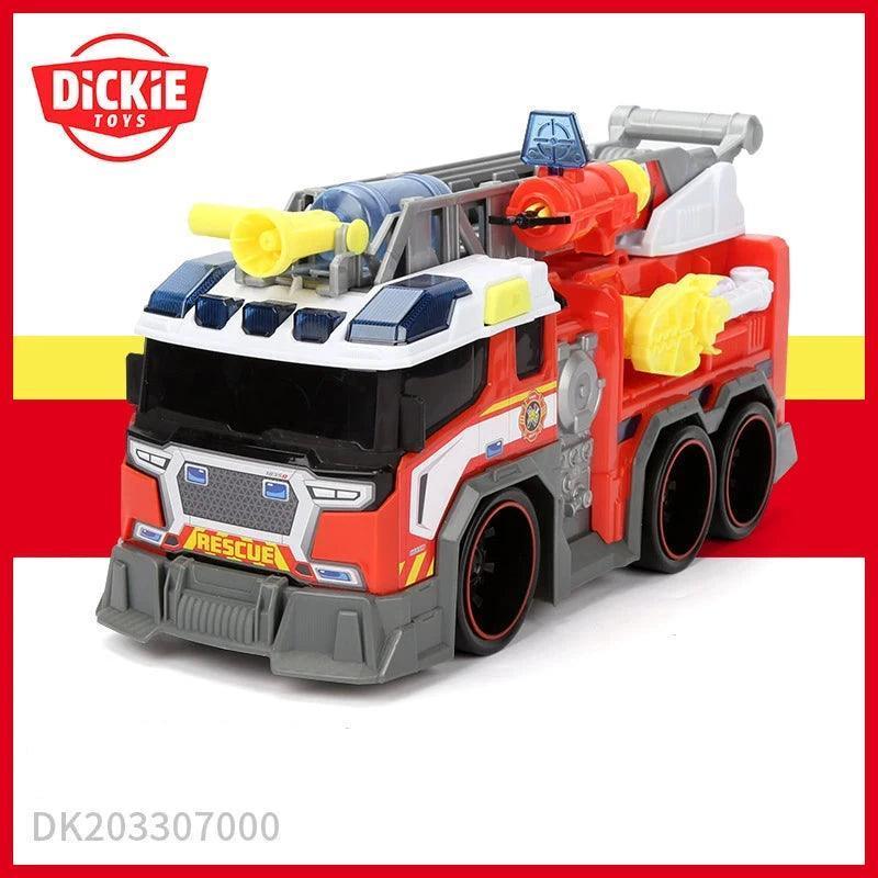 DICKIE TOYS Rescue Command Center – Police Car, Fire Truck & Ambulance Toy Set - ClubOn