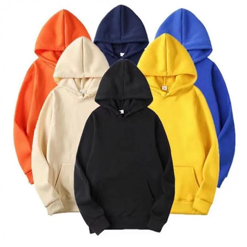 Plus Size Men’s Hoodie – Autumn & Spring Sweatshirt - ClubOn