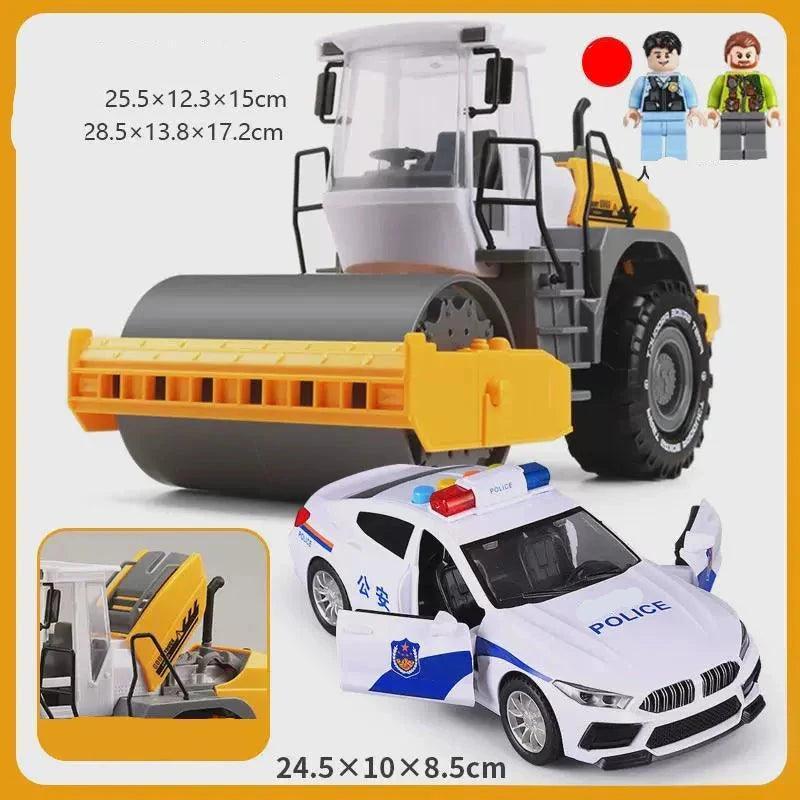 Tractor Car Kids Toy Set – Forklift, Excavator & Dump Truck Models - ClubOn