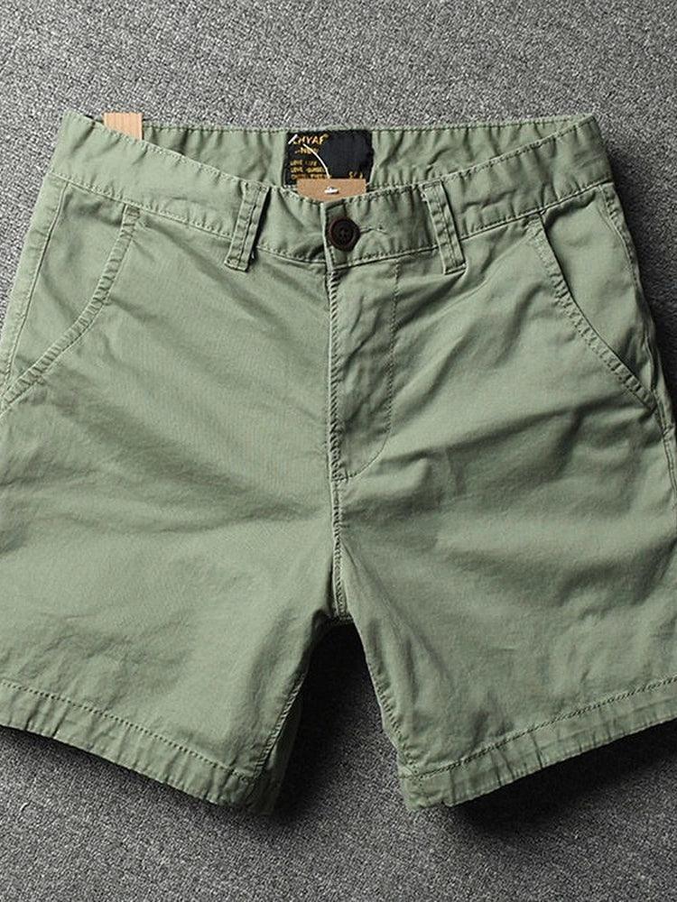 Men’s Cotton Slim Fitting Shorts – Casual Fashion Summer Shorts - ClubOn