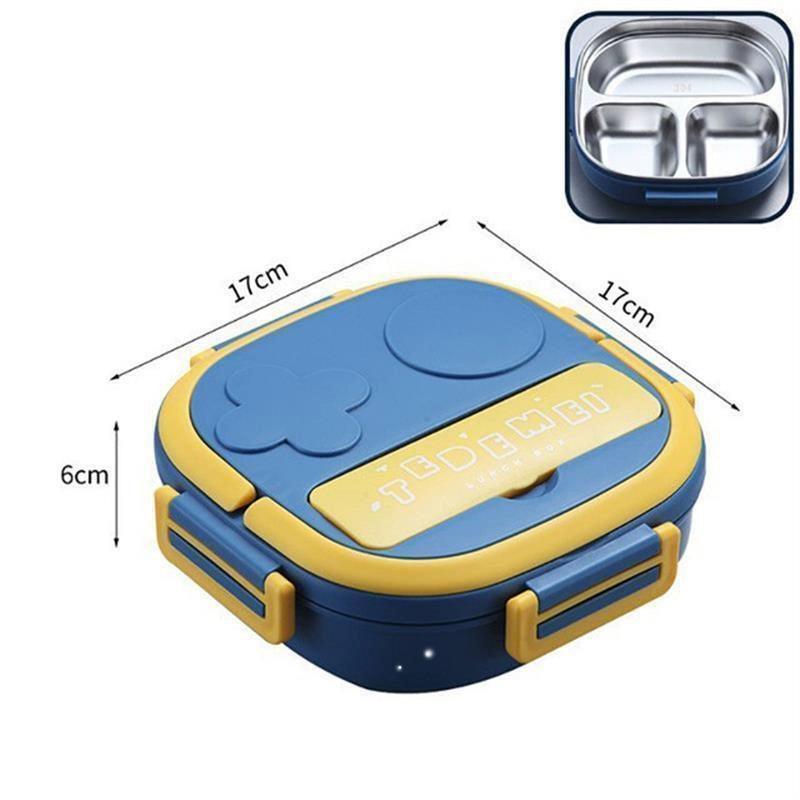 Portable 304 Stainless Steel Kids Lunch Box with Bag - ClubOn