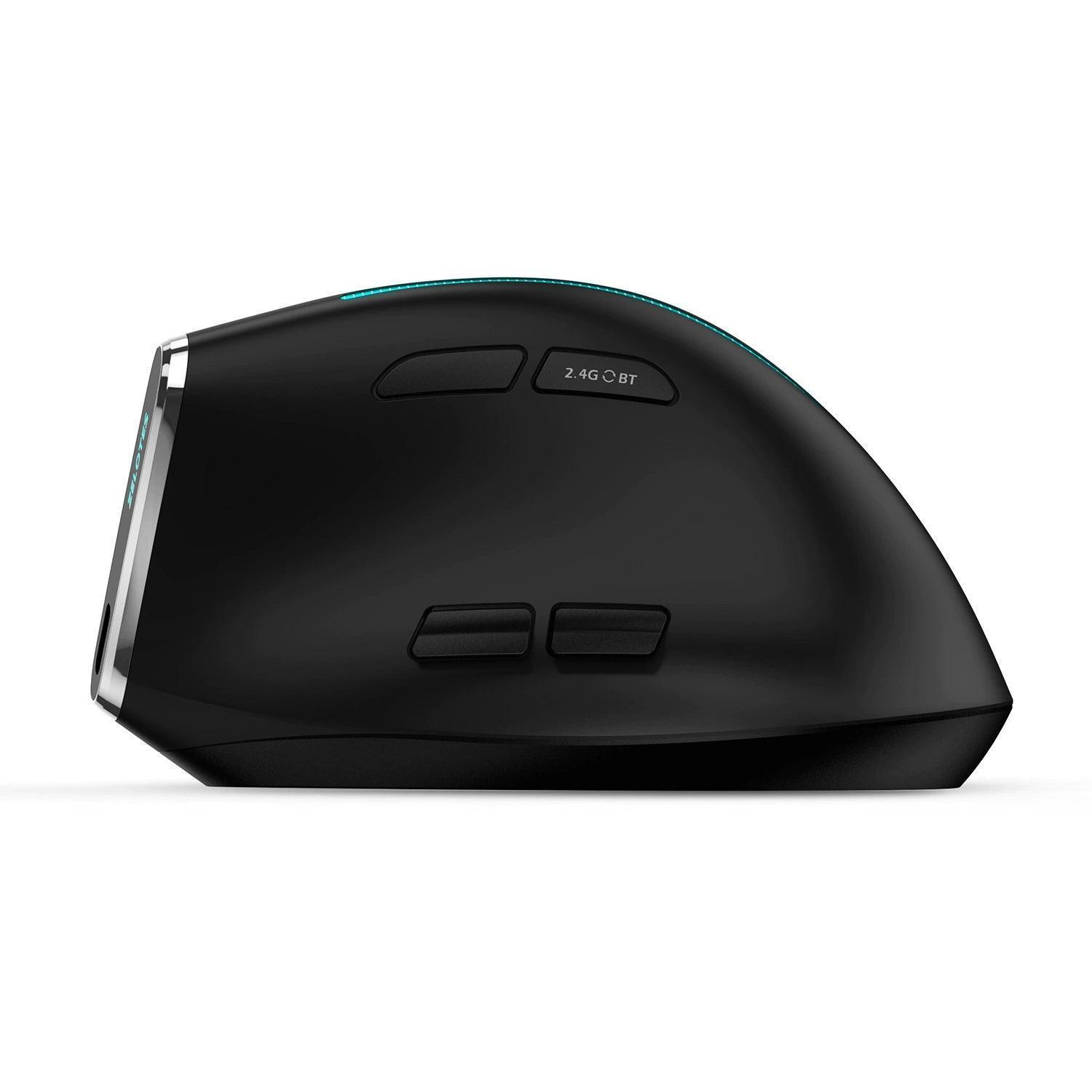 New F-36 Wireless Vertical 2.4G Bluetooth Mouse RGB Gaming Mouse 4800DPI - ClubOn