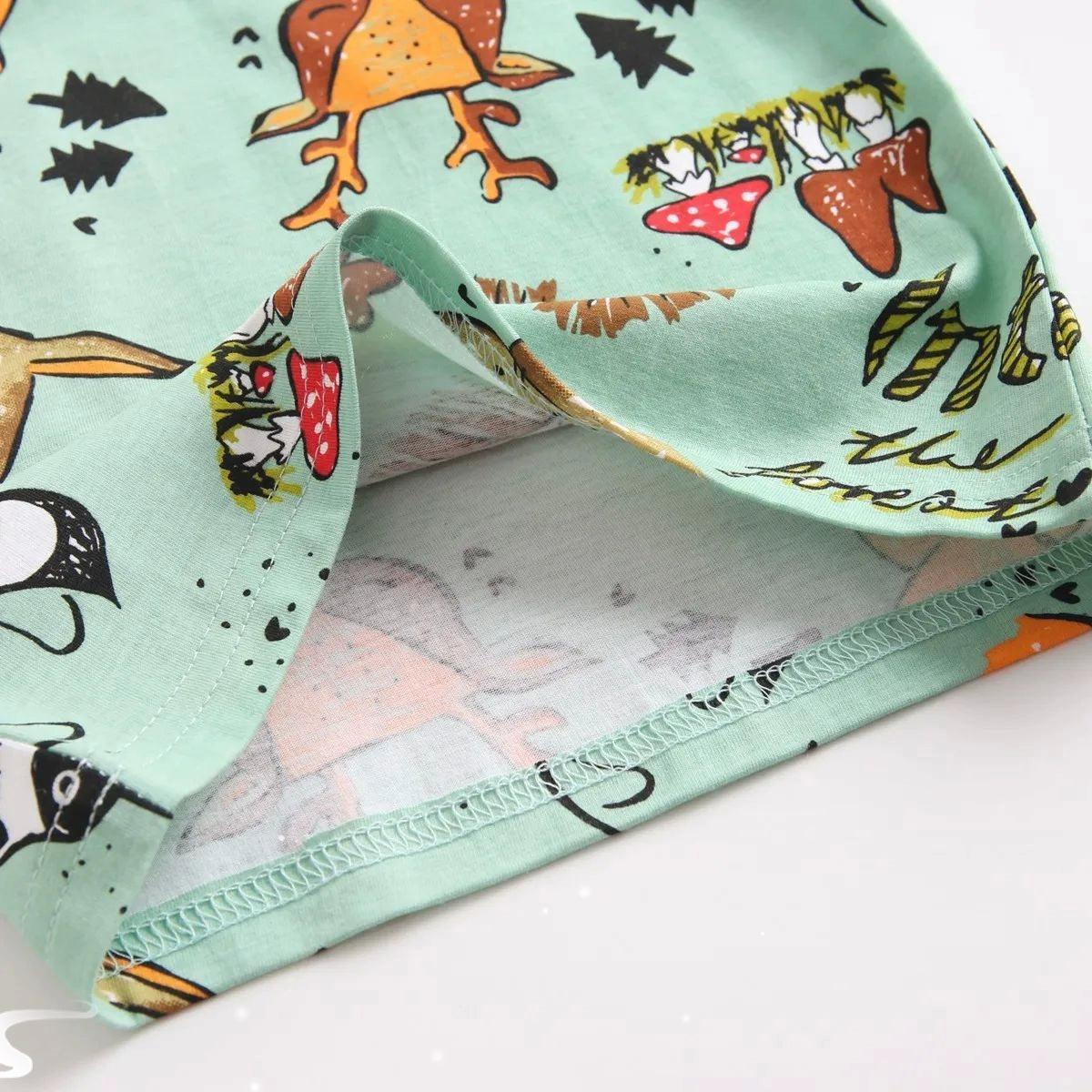 Sanlutoz Cute Infants Boys Cotton Short Sleeve Set - ClubOn